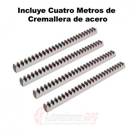 cremallera  motor puerta corredera - KIT AT PLUS 2500K
