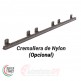 Cremallera nylon puerta corredera