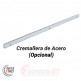 Cremallera acero puerta corredera