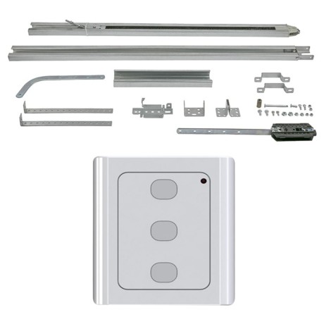 Herrajes para motor de techo